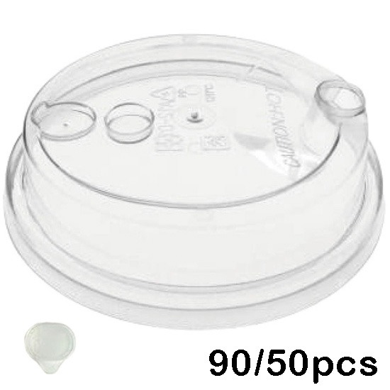PP90 CN Clear Leak-Proof Lid 50pcs