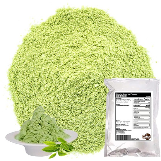 Bubbly Boba Matcha Snow Ice Powder 1kg