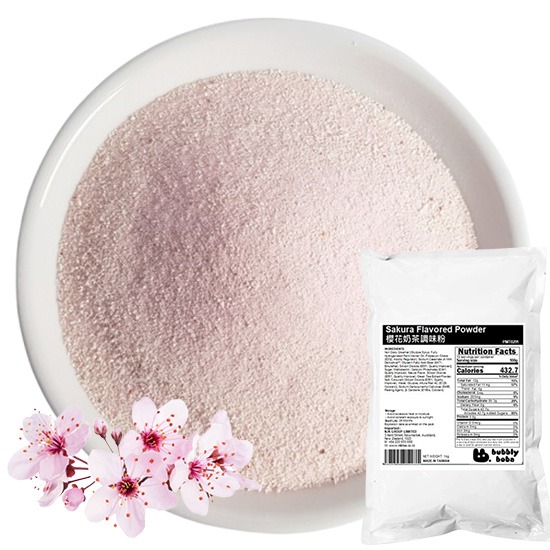 Bubbly Boba Sakura Flavored Powder 1kg