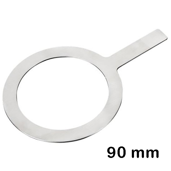 Bubbly Boba Stainless Steel Crème Brûlée Milk Ring Mold (90 mm)