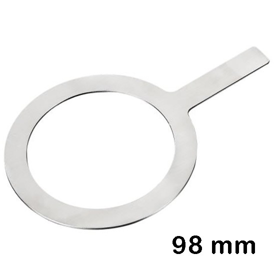 Bubbly Boba Stainless Steel Crème Brûlée Milk Ring Mold (98 mm)