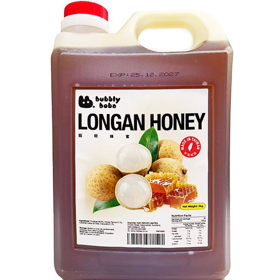 Bubbly Boba Longan/Honey Syrup 2.5kg