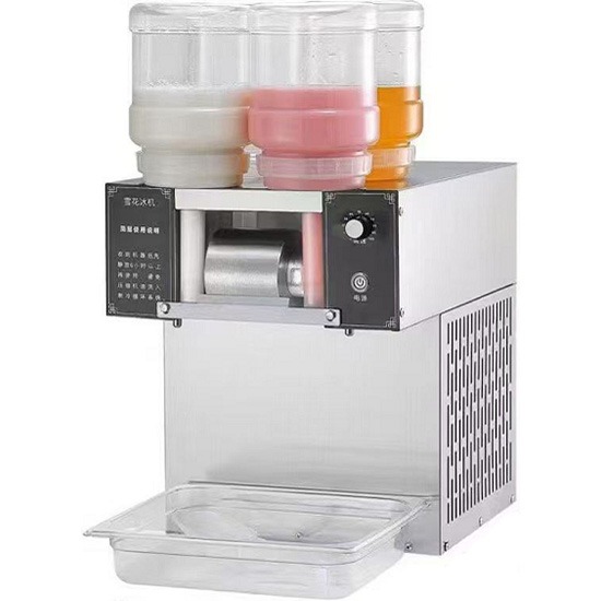 MiLKTEA Commercial Snow Ice Machine for Street Food Stalls
