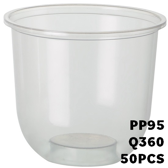 PP95-Q360 Taiwan 12oz Natural Takeaway Cup 50pcs